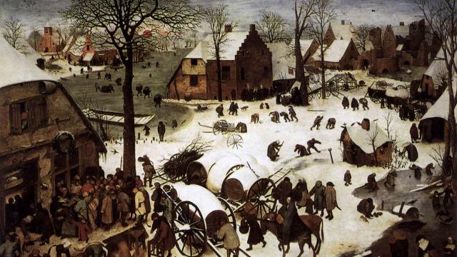 Pieter Bruegel the Elder The Census at Bethlehem WGA03379